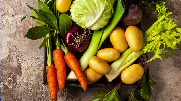 Image of box of veggies