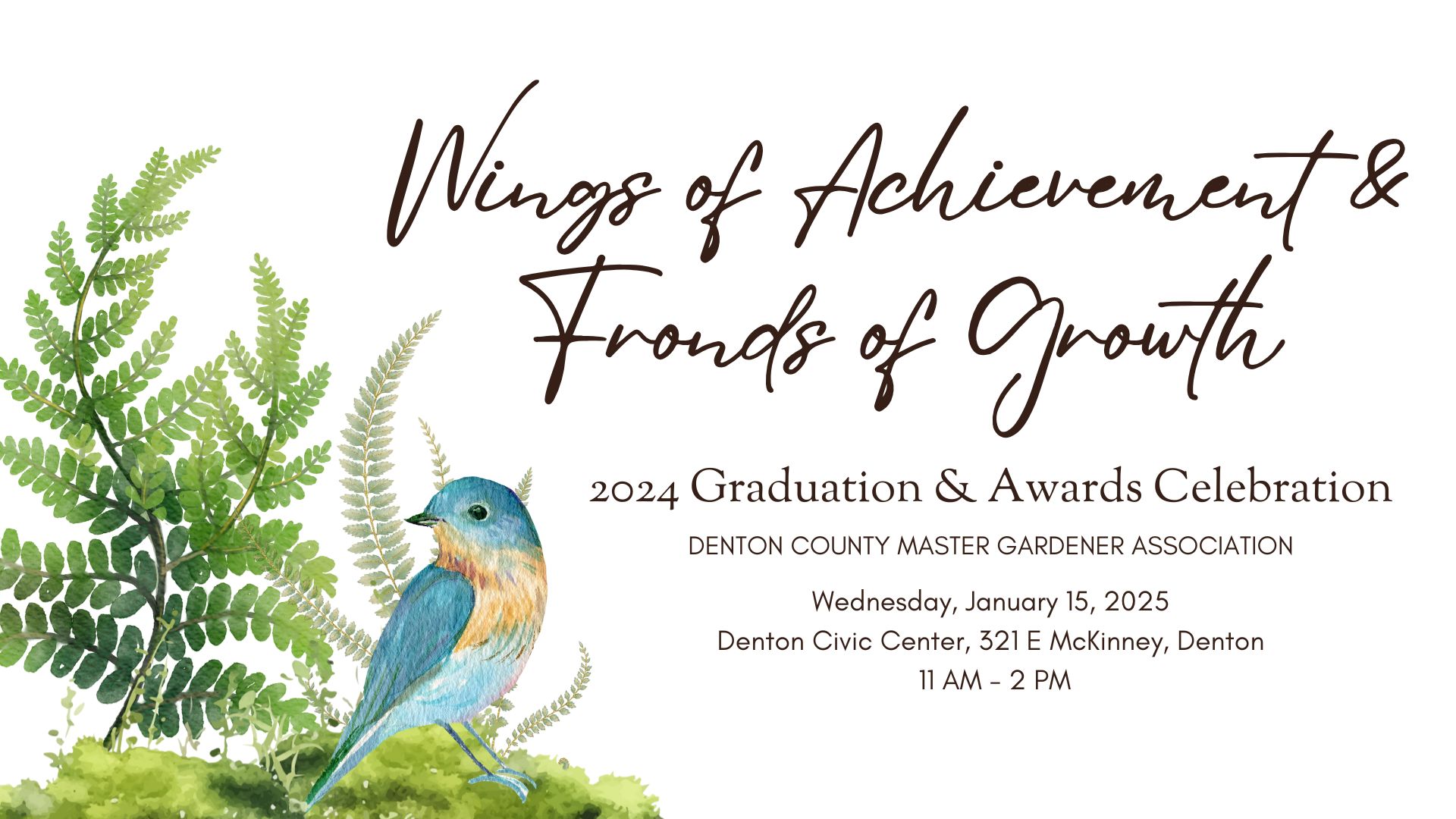 Details for 2024 DCMGA graduation