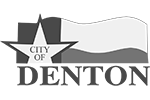 The logo of the City of Denton, Texas.