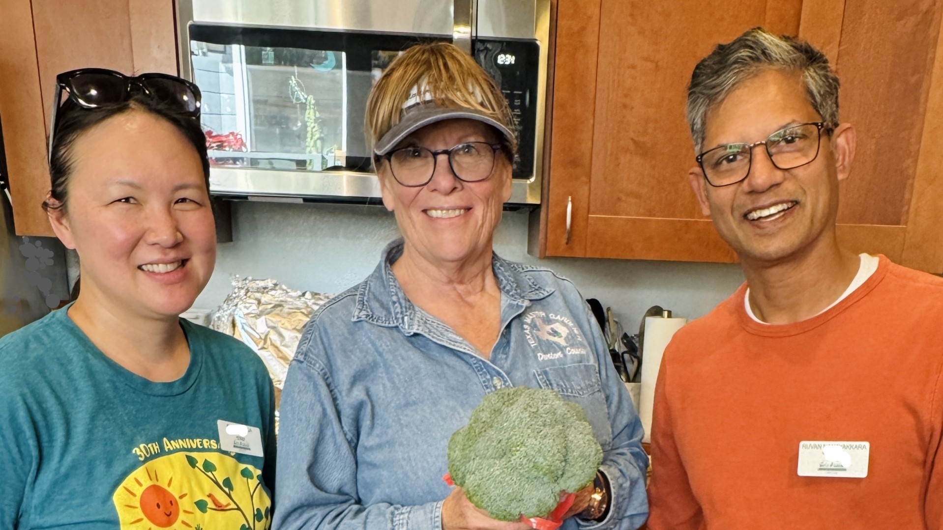 Photo of three Denton County Master Gardeners
